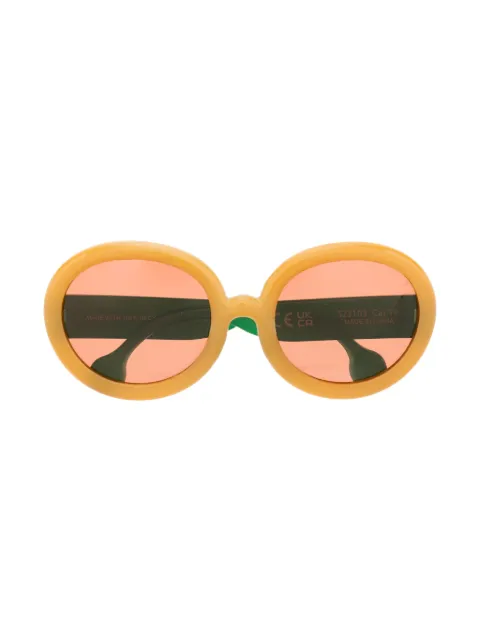 The Animals Observatory logo-print round-frame sunglasses
