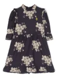 The Animals Observatory Tortoise Kids linen-blend dress - Blue