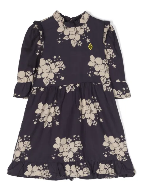 The Animals Observatory Tortoise Kids linen-blend dress