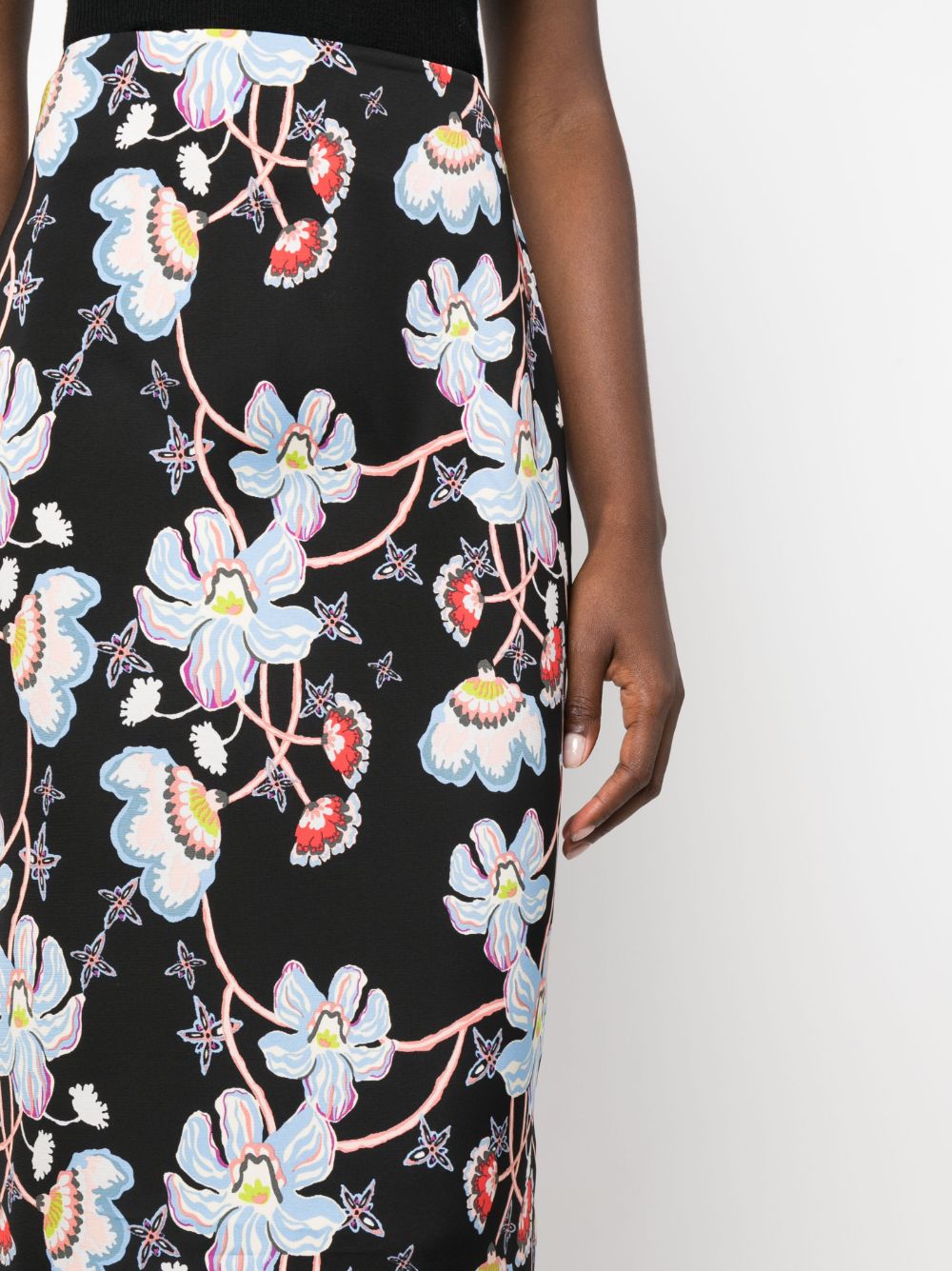 DVF Diane Von Furstenberg Kara floral print Pencil Skirt Farfetch