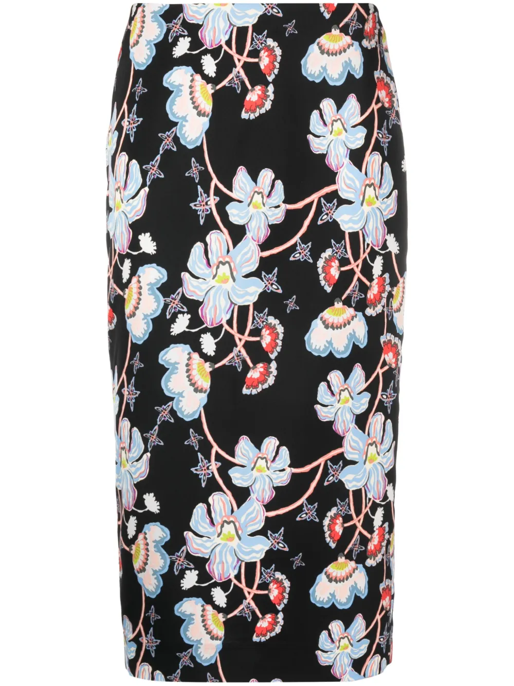 DVF Diane Von Furstenberg Kara floral print Pencil Skirt Farfetch