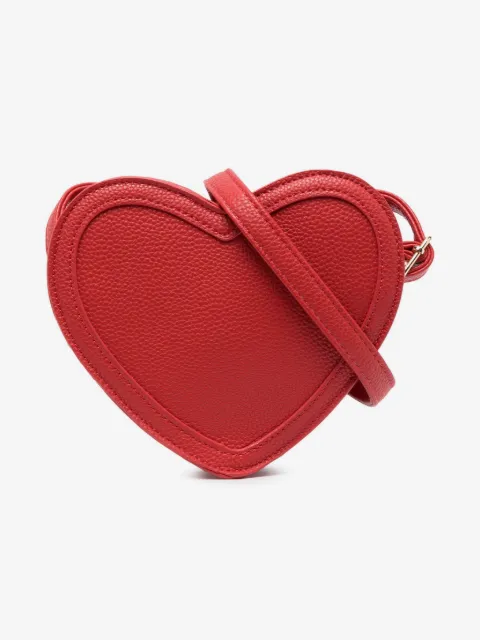 Molo heart-shape pebbled shoulder bag
