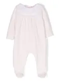 Patachou lace-trim ruffle-collar pajamas - Pink