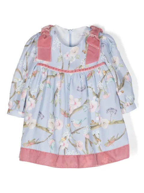 Patachou vestido con estampado floral y detalle de moño