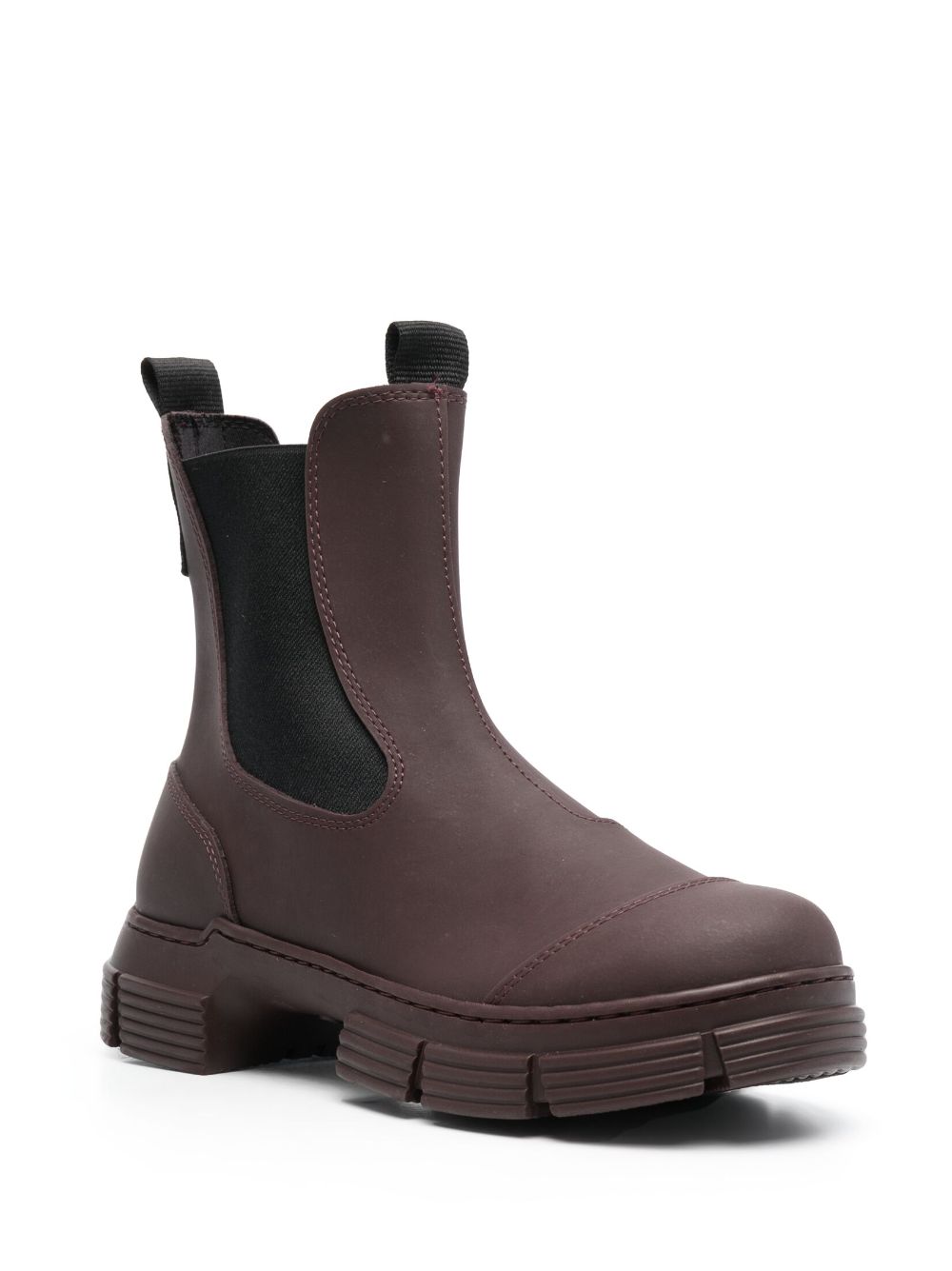 GANNI City Chelsea boots - Rood