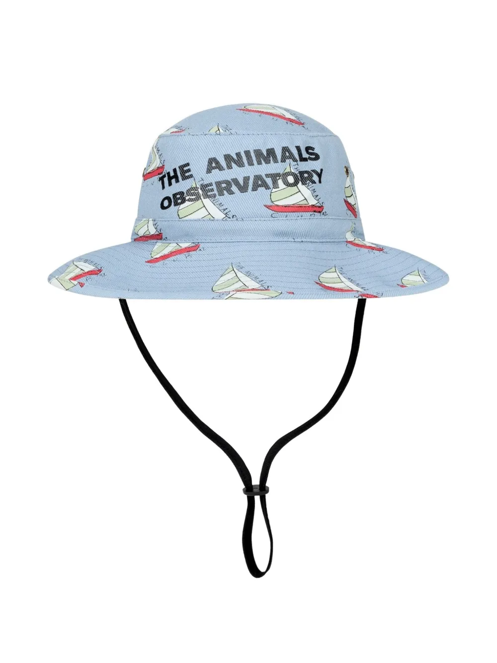 The Animals Observatory Tuna sailboat-print hat - Blauw