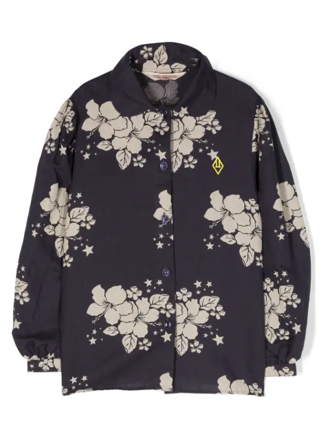 The Animals Observatory camisa con logo bordado y estampado floral
