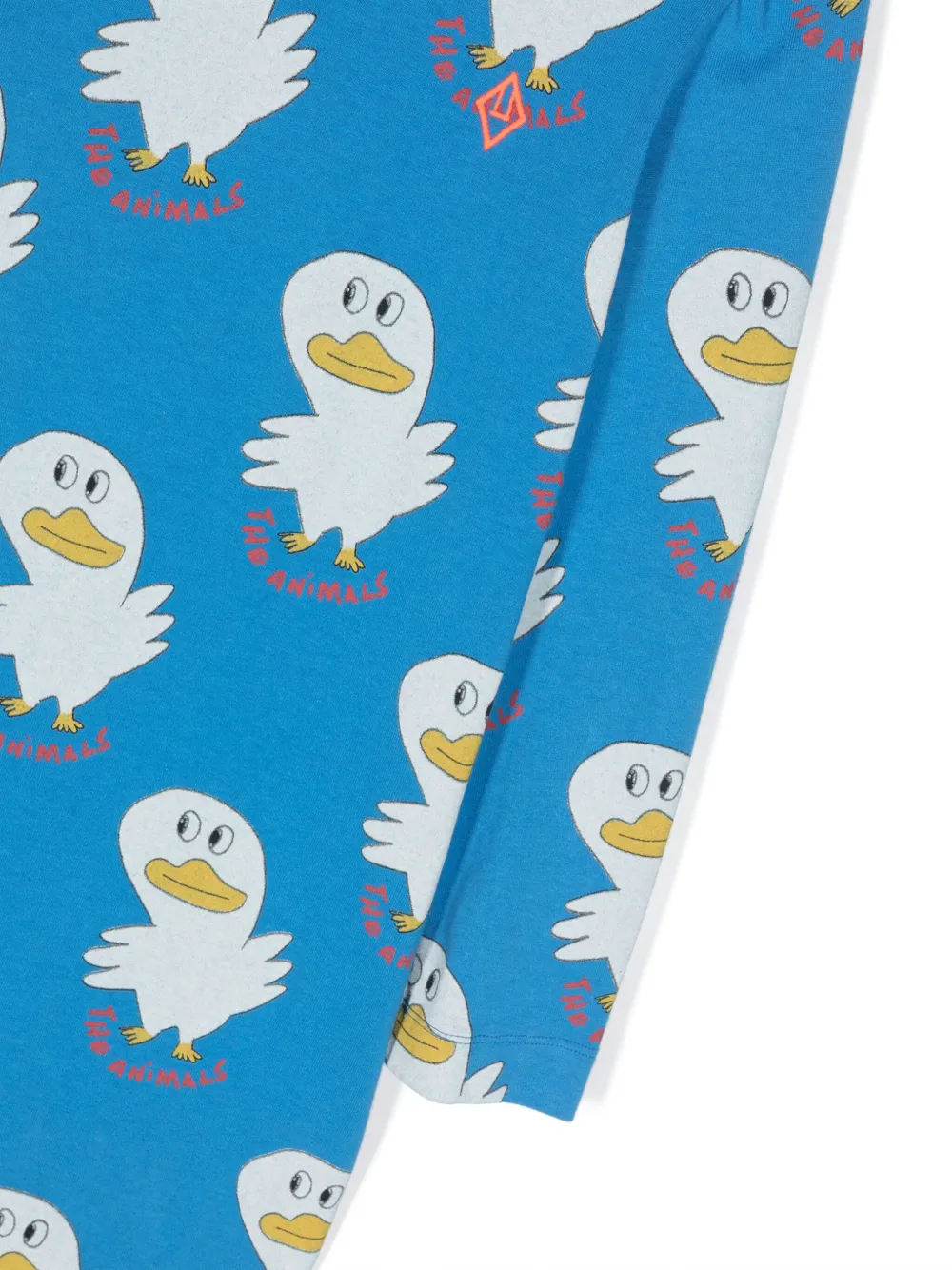 The Animals Observatory Jurk met print Blauw