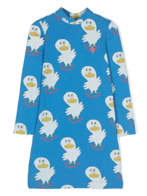 The Animals Observatory Bug graphic-print cotton dress