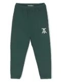 The Animals Observatory logo-print cotton track pants - Green
