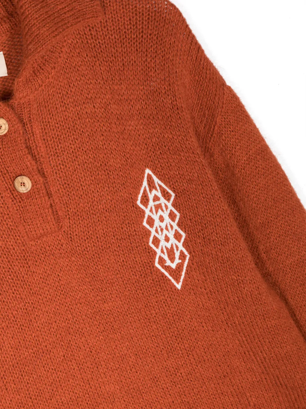 The Animals Observatory Trui met geborduurd logo Oranje