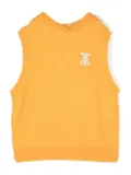 The Animals Observatory The Yak logo-patch vest - Yellow
