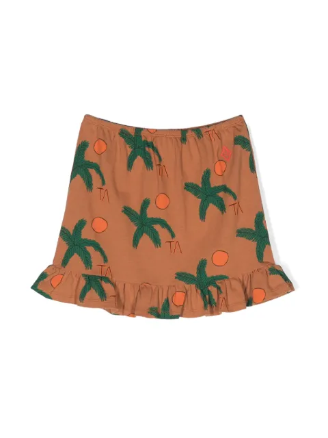The Animals Observatory Ferret graphic-print cotton skirt