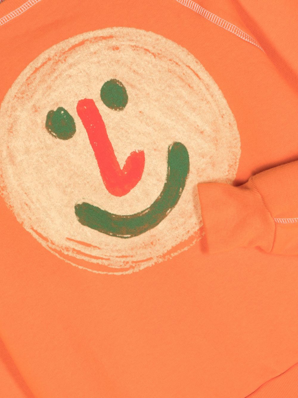 Shop The Animals Observatory Shark Smiley-print Sweatshirt In Orange