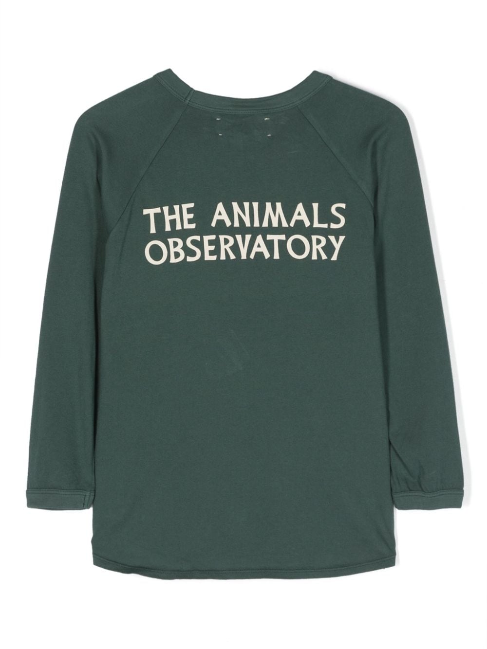 The Animals Observatory T-shirt met logoprint - Groen