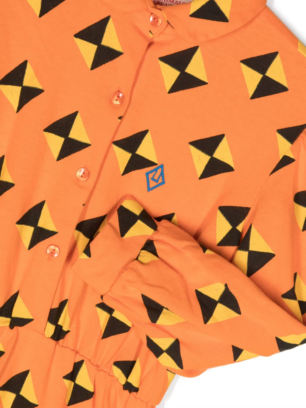 The Animals Observatory Jurk met print Oranje
