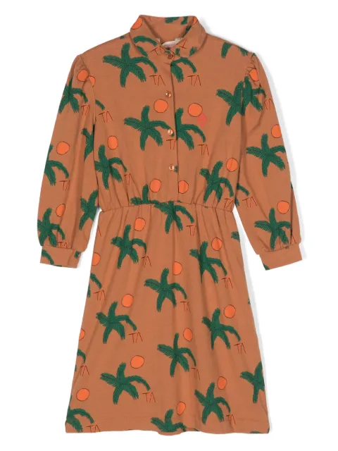 The Animals Observatory Pigeon graphic-print cotton dress