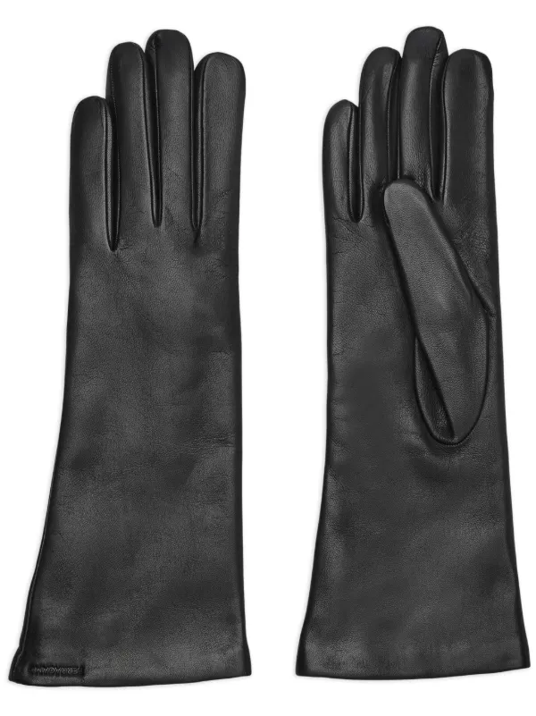 Ferragamo Long Leather Gloves Farfetch