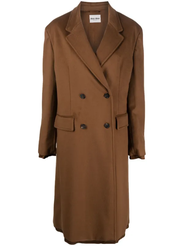 Miu miu on sale camel coat