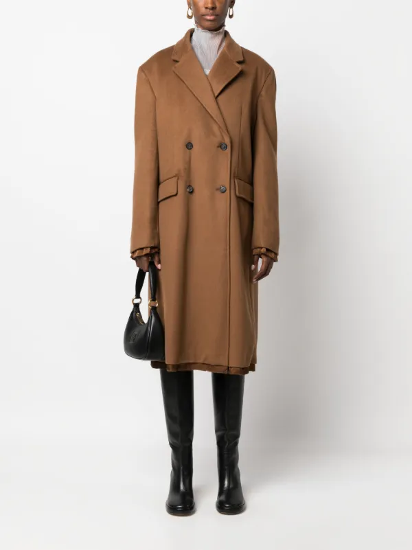 Miu miu on sale camel coat