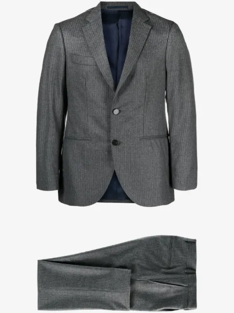 D4.0 pinstripe-pattern single-breasted blazer