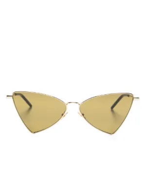 Saint Laurent Eyewear Jerry ロゴ サングラス | ブラック | FARFETCH JP