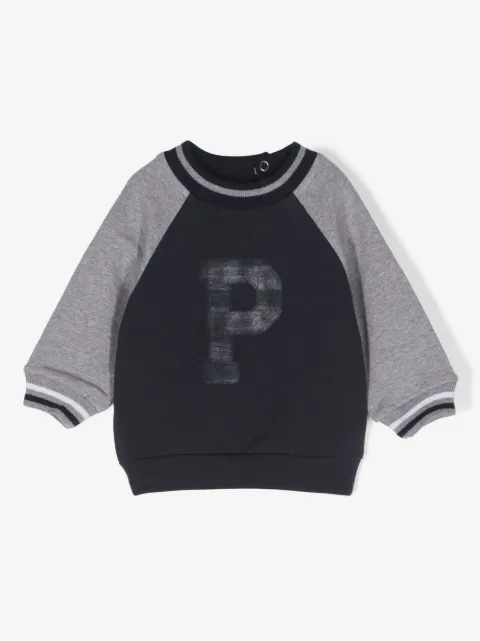Patachou colour-block cotton sweatshirt
