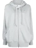 Nike Phoenix logo-embroidered zip-up hoodie - Grey