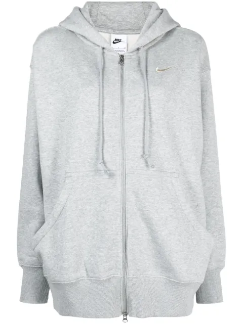 Nike Phoenix logo-embroidered zip-up hoodie