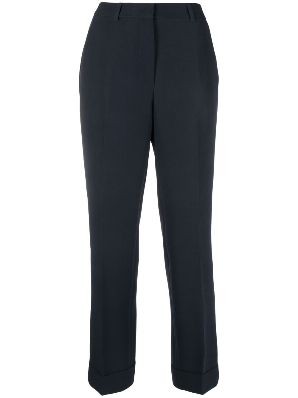 Seventy tapered-leg turn-up trousers - Blue