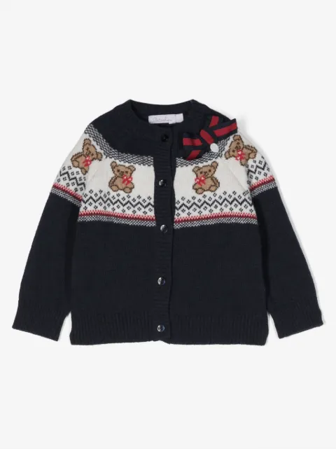 Patachou cárdigan tejido de intarsia