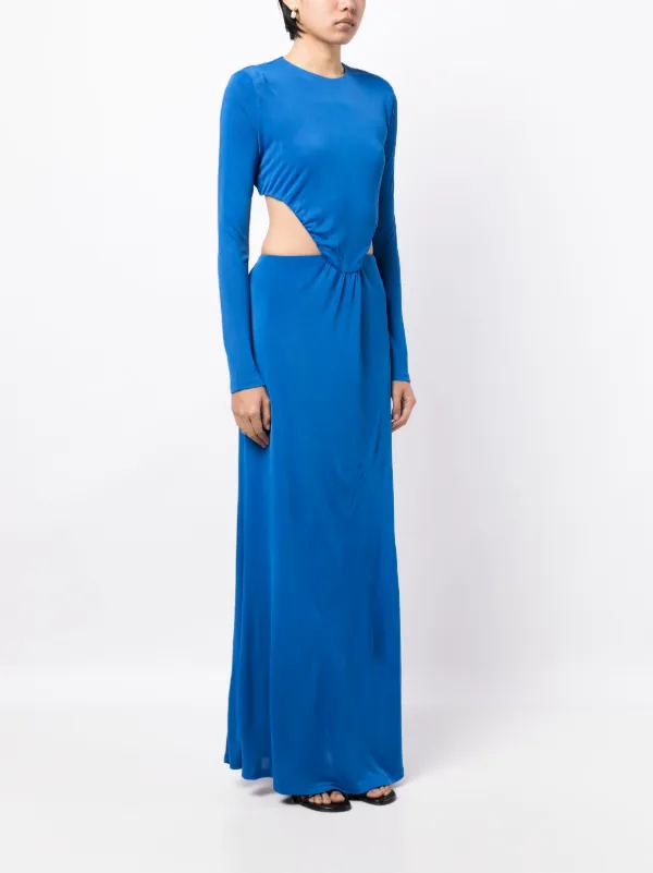 long sleeve solid maxi dress Exotic Long-Sleeve Maxi Dress Abaya 2025 Brown / M