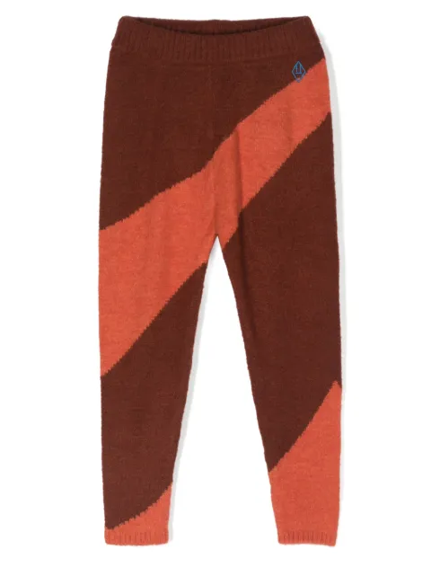 The Animals Observatory pantalones tejidos con rayas en intarsia 