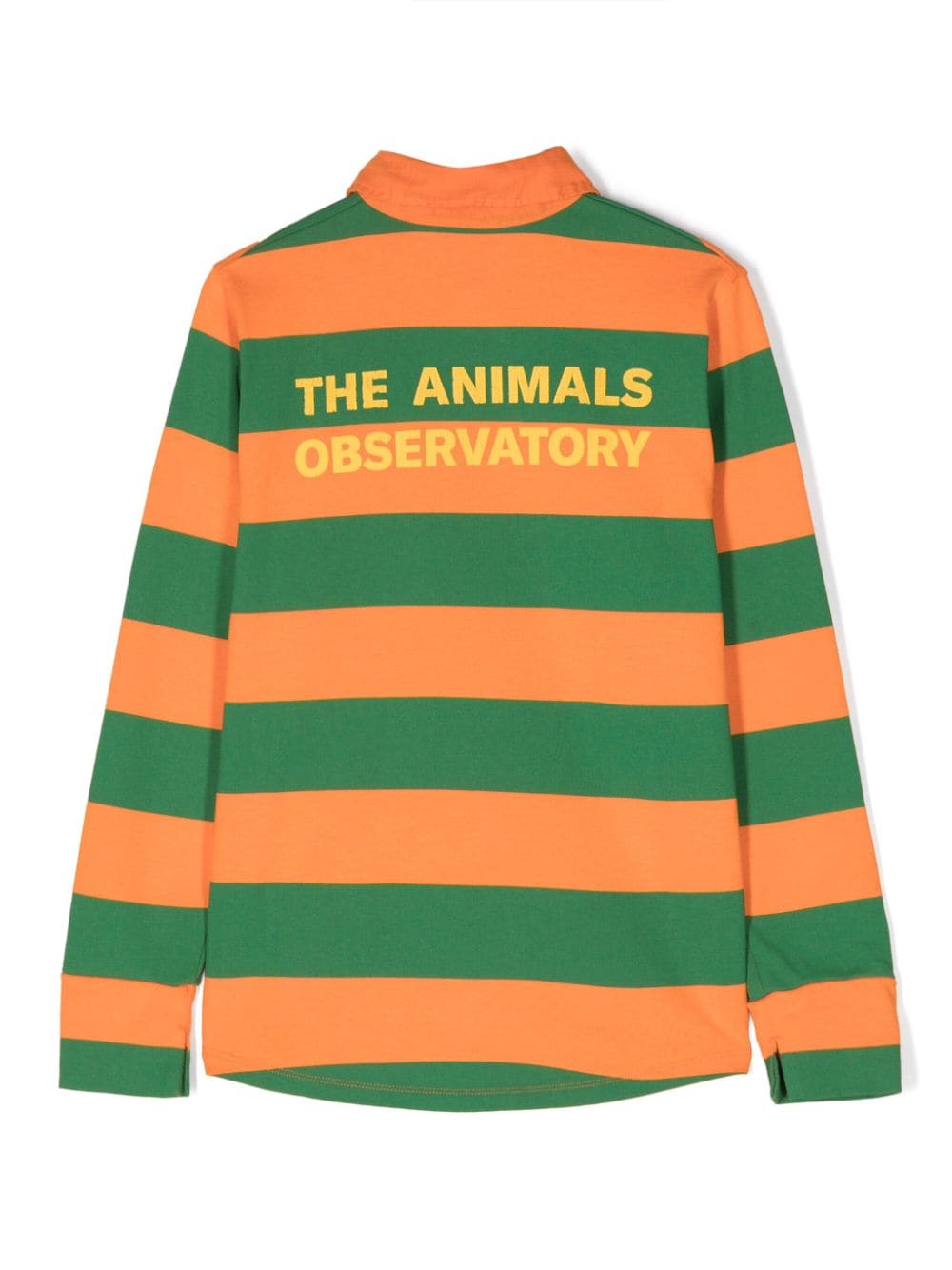 The Animals Observatory Poloshirt met geborduurd logo Oranje