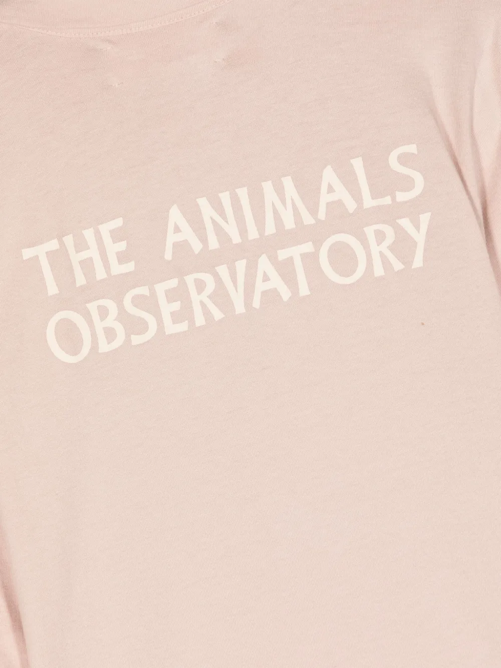 The Animals Observatory Polojurk met logoprint Roze