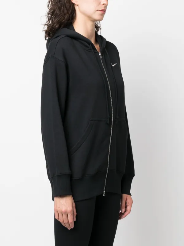 nike boxy zip up hoodie