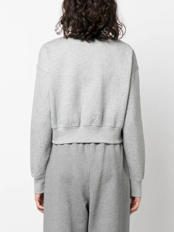 Nike Moletom Cropped Phoenix Com Zíper | Cinza | FARFETCH BR