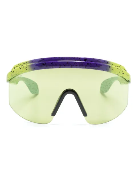 Gucci Eyewear oversize-frame logo-embossed sunglasses