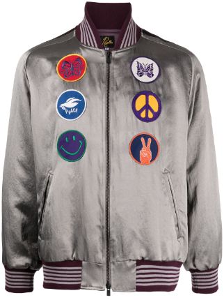 Needles Award patch-detail Bomber Jacket - Farfetch