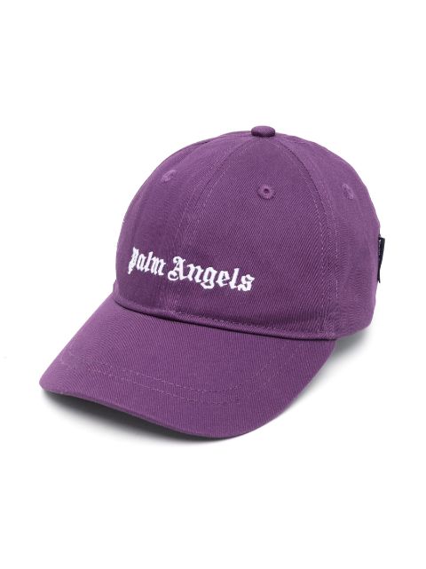 Palm Angels Kids logo-embroidered baseball cap