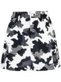 PEARLY GATES camouflage-print mini skirt - Black