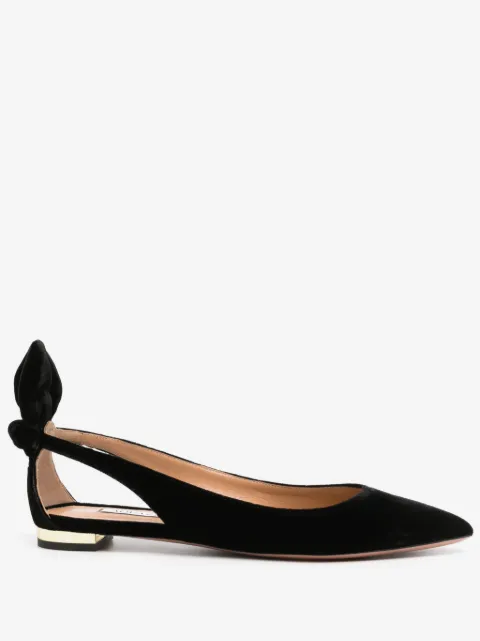 Aquazzura Bow Tie ballet flats