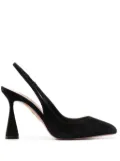 Aquazzura 100mm Amore suede pumps - Black