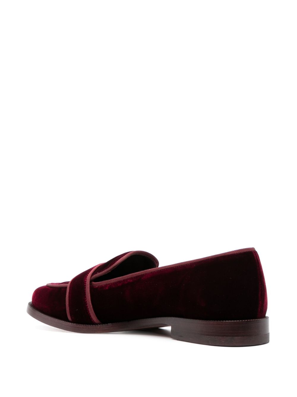 Aquazzura Martin velvet loafers Women