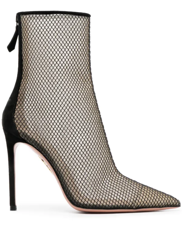 Alexander wang fishnet boots best sale