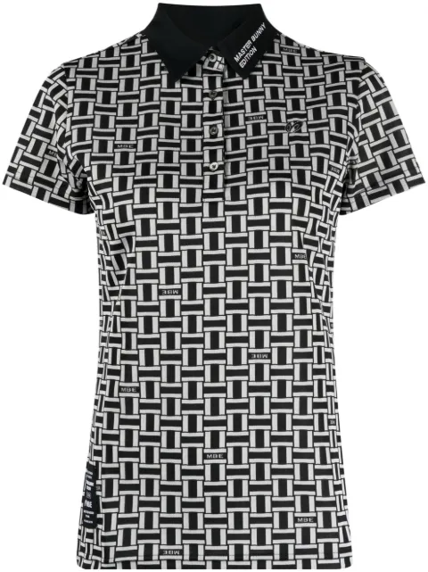 MASTER BUNNY EDITION graphic-print logo-patch polo top