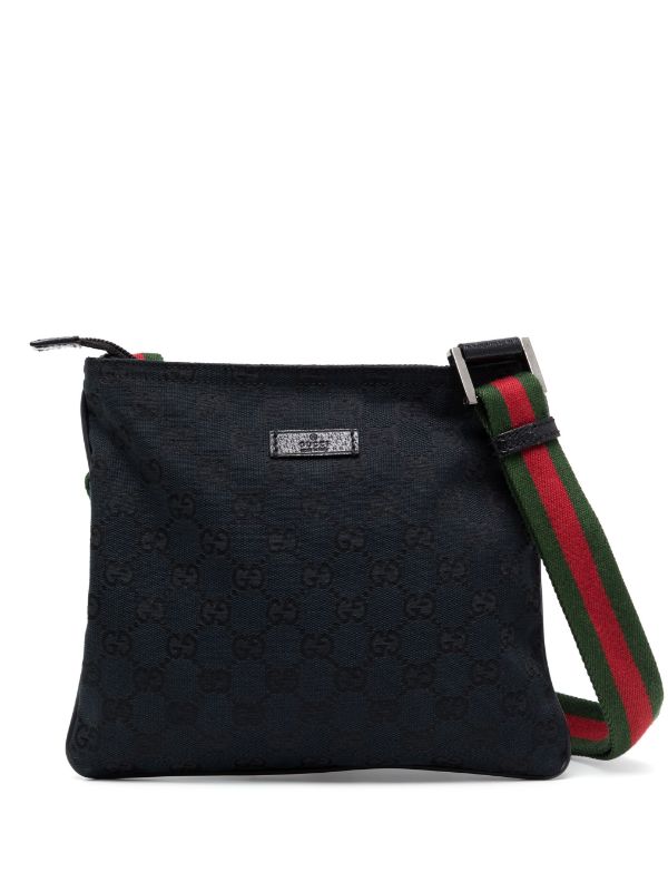 Gucci Pre-Owned 1990-2000 Monogram Panelled Chain Shoulder Bag - Farfetch