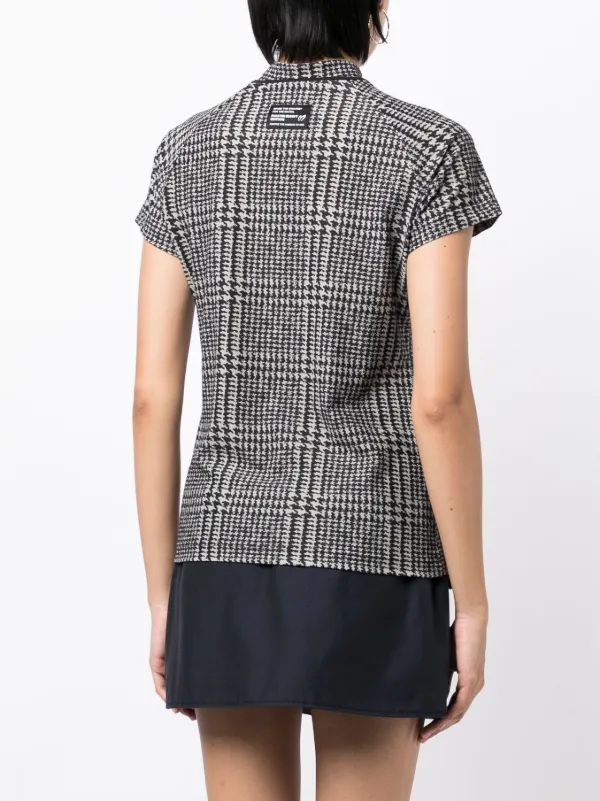 MASTER BUNNY EDITION ハウンドトゥースシャツ