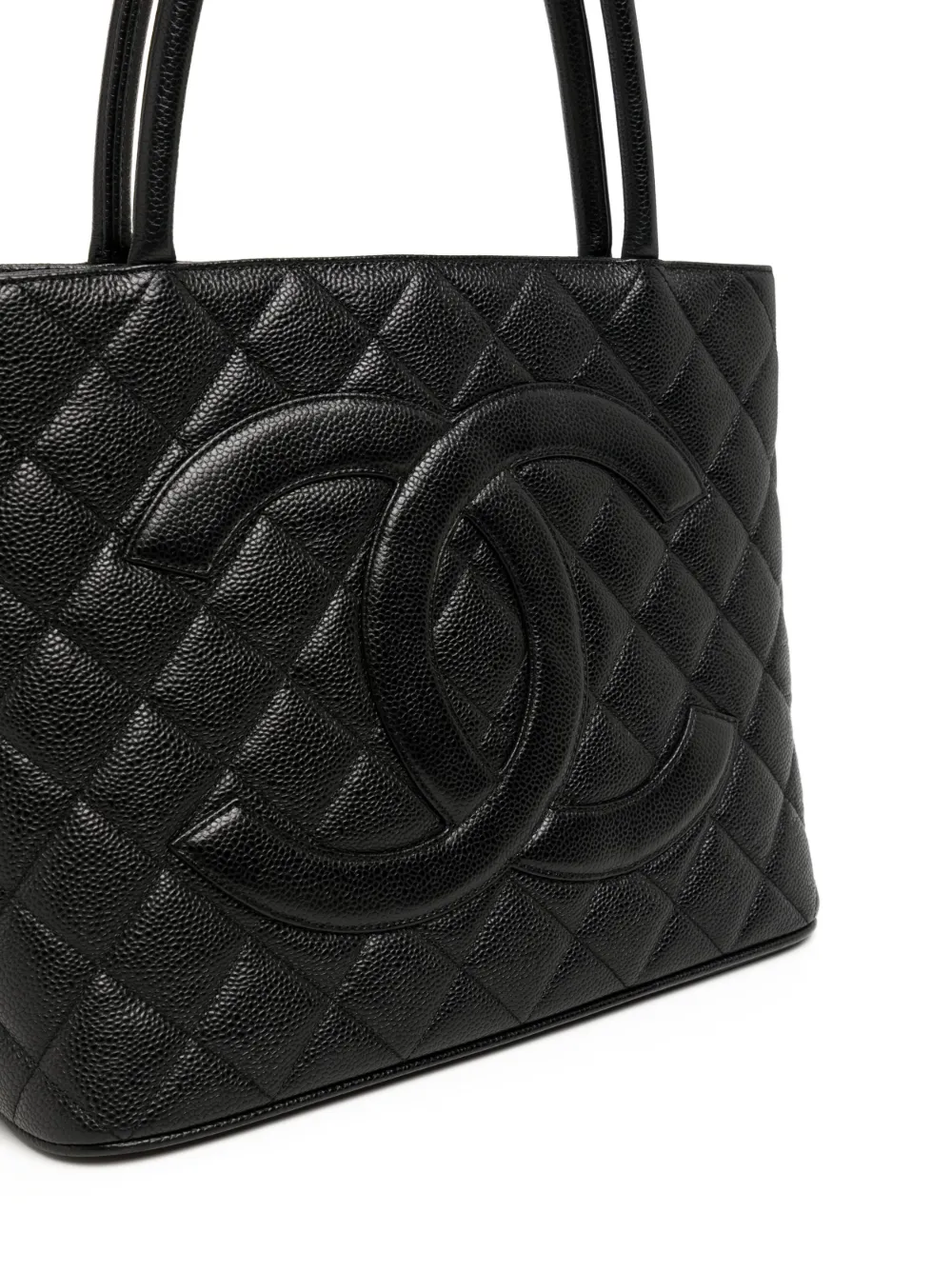 CHANEL Pre-Owned 2000 Medallion shopper Zwart