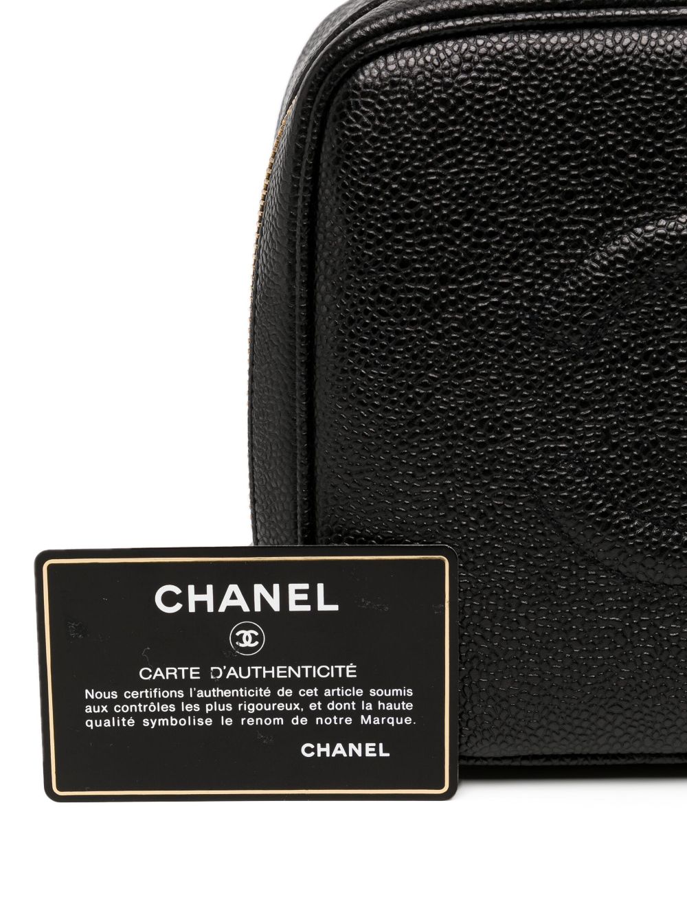 CHANEL 1997 CC stitch vanity two-way bag Women